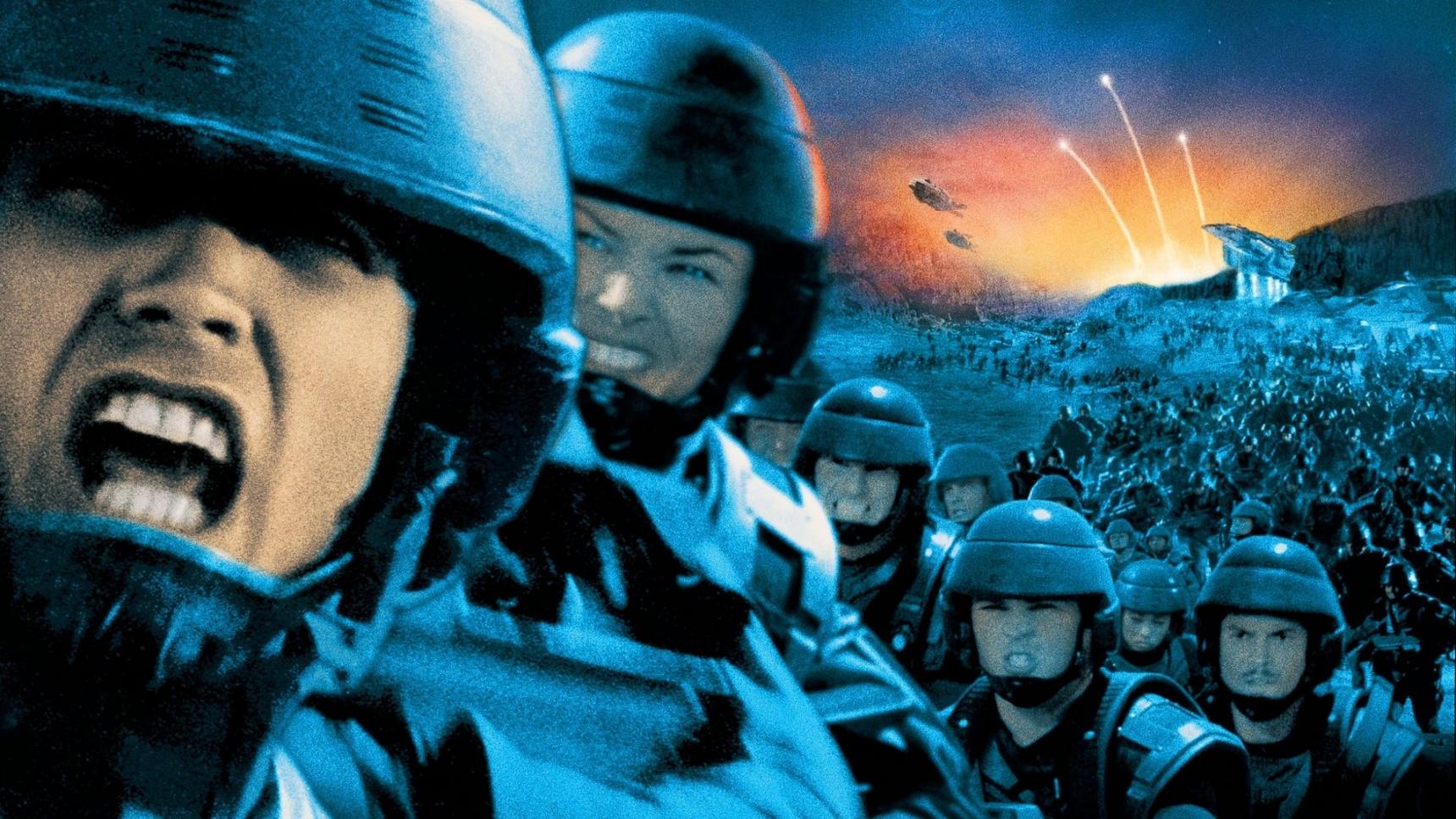 poster de Starship Troopers (Las brigadas del espacio)