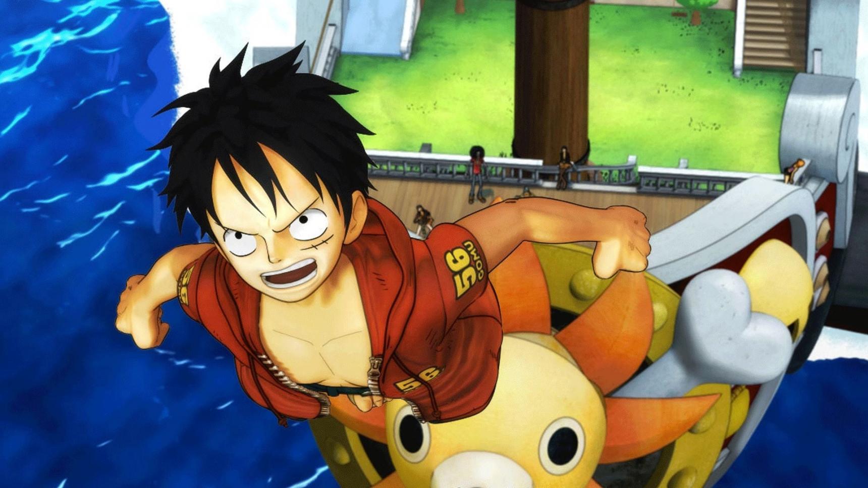 Fondo de pantalla de la película One Piece 3D: Persecución del sombrero de paja en PELISPEDIA gratis