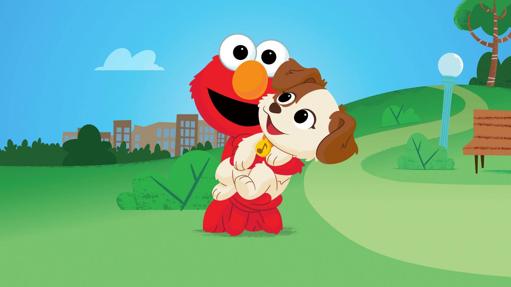 poster de Amigos Peludos por Siempre: Elmo y su Nuevo Perrito