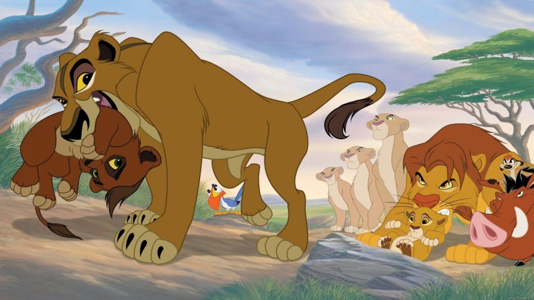 Fondo de pantalla de la película El rey león 2: El tesoro de Simba en PELISPEDIA gratis
