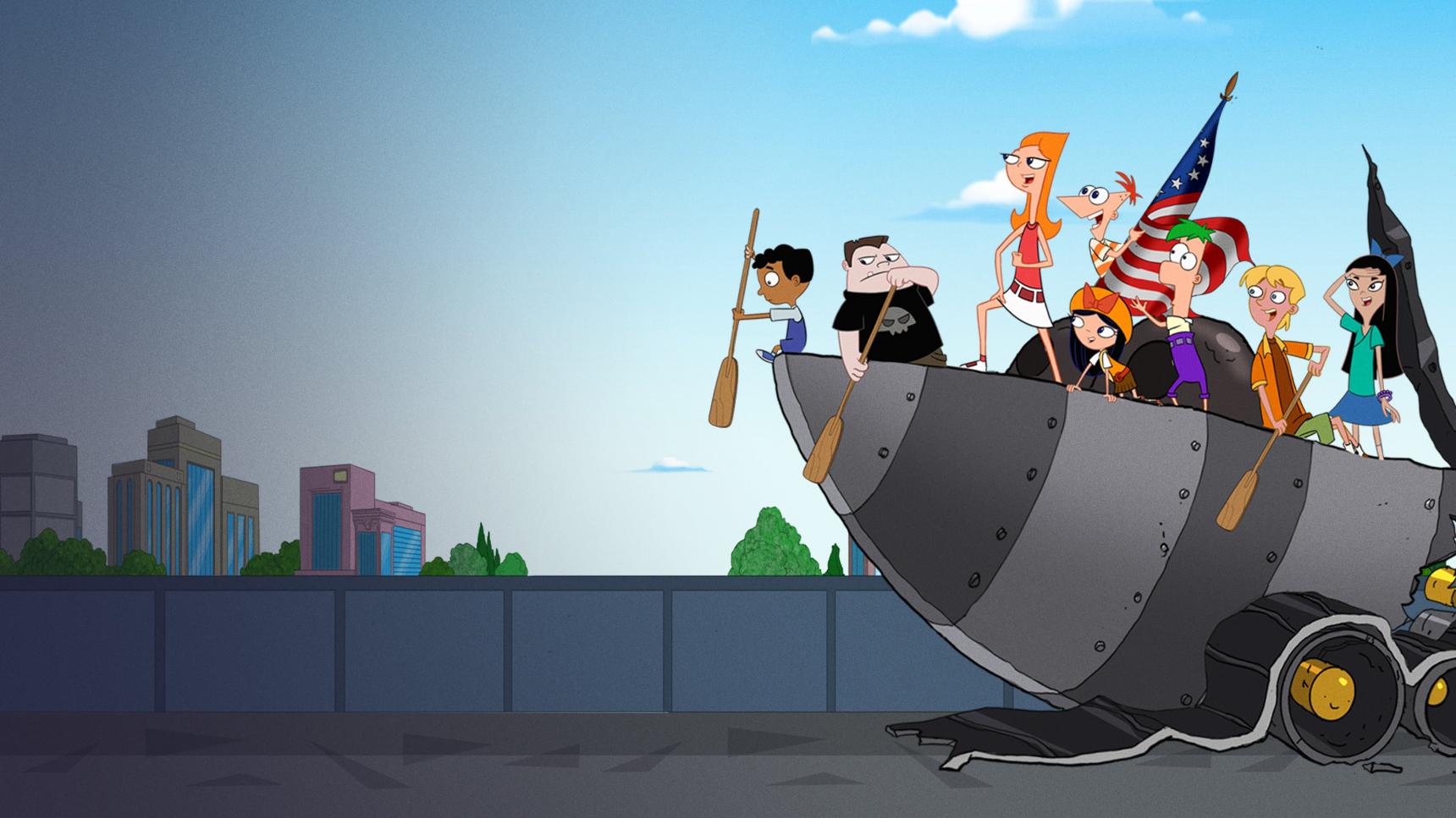 Fondo de pantalla de la película Phineas y Ferb, La Película: Candace Contra El Universo en PELISPEDIA gratis