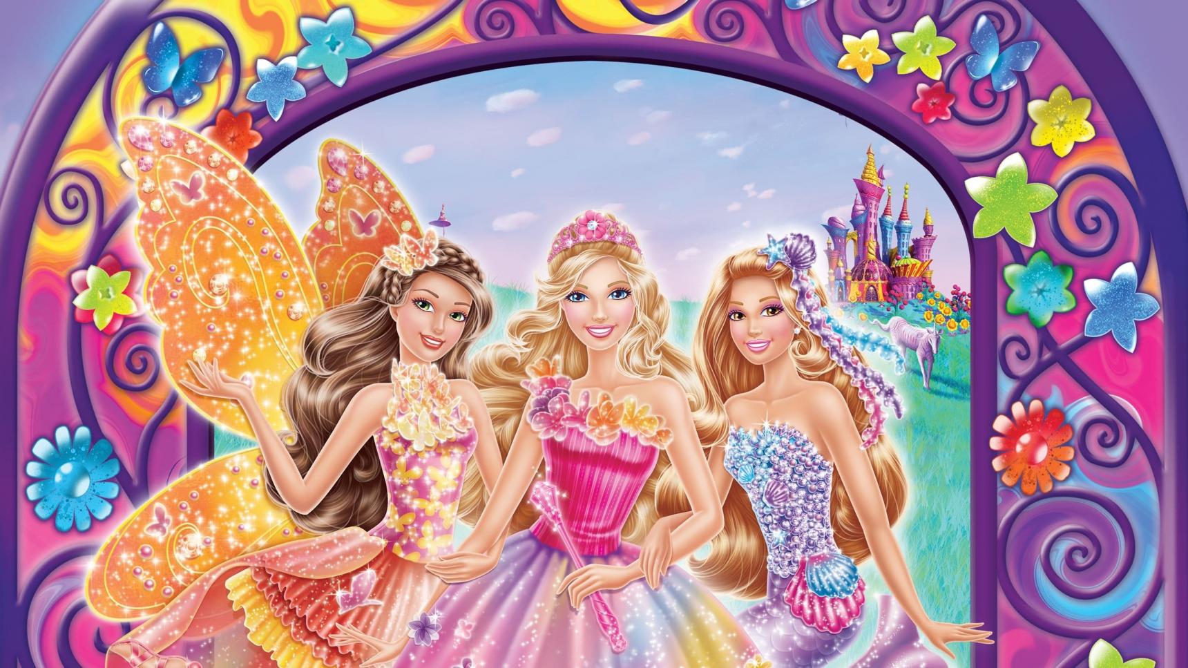 Fondo de pantalla de la película Barbie y La puerta secreta en PELISPEDIA gratis