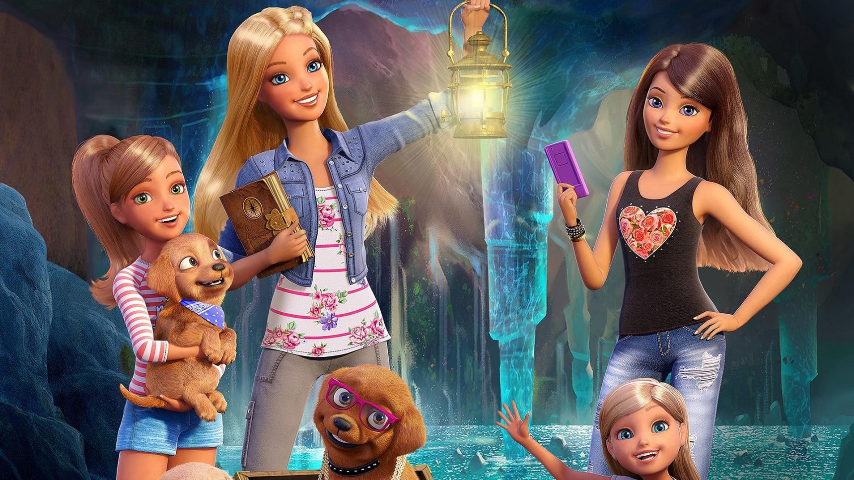 Fondo de pantalla de la película Barbie y sus hermanas: Perritos en busca del tesoro en PELISPEDIA gratis