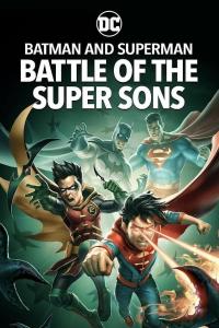 Poster Batman y Superman: La batalla de los Super hijos