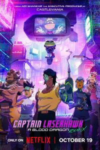 Poster Capitán Laserhawk: Un Remix De Blood Dragon